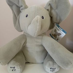 Baby GUND Animated Flappy The Elephant Stuffed Animal, Plush 12”